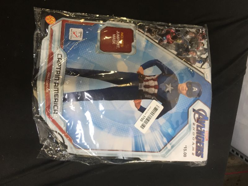 Photo 1 of Childs Marvel Avengers Endgame 'captain America' Halloween Costume Small 4-6
