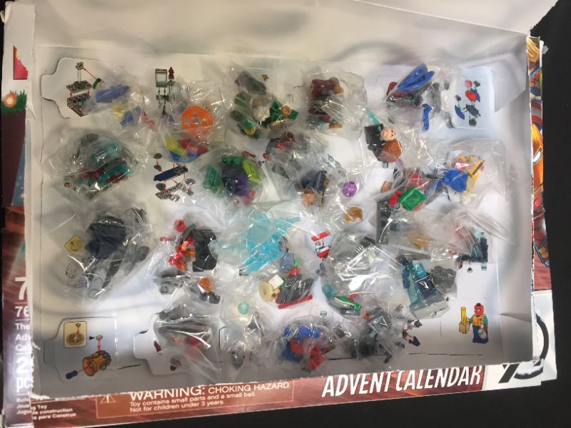 Photo 2 of LEGO 76196 Marvel The Avengers Advent Calendar 2021 Building Set, Christmas Countdown Calendar for Kids (298 Pieces)
