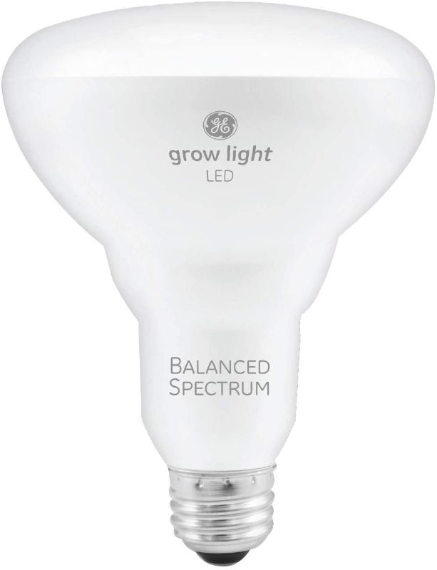 Photo 1 of GE Lighting Grow Light BR30 LED Light Bulb for Indoor Plants, Balanced Spectrum, 9-Watts, 1 Count (Pack of 1)
