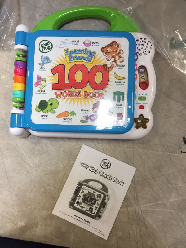 Photo 2 of LeapFrog Learning Friends 100 Words Book (Frustration Free Packaging), Green
