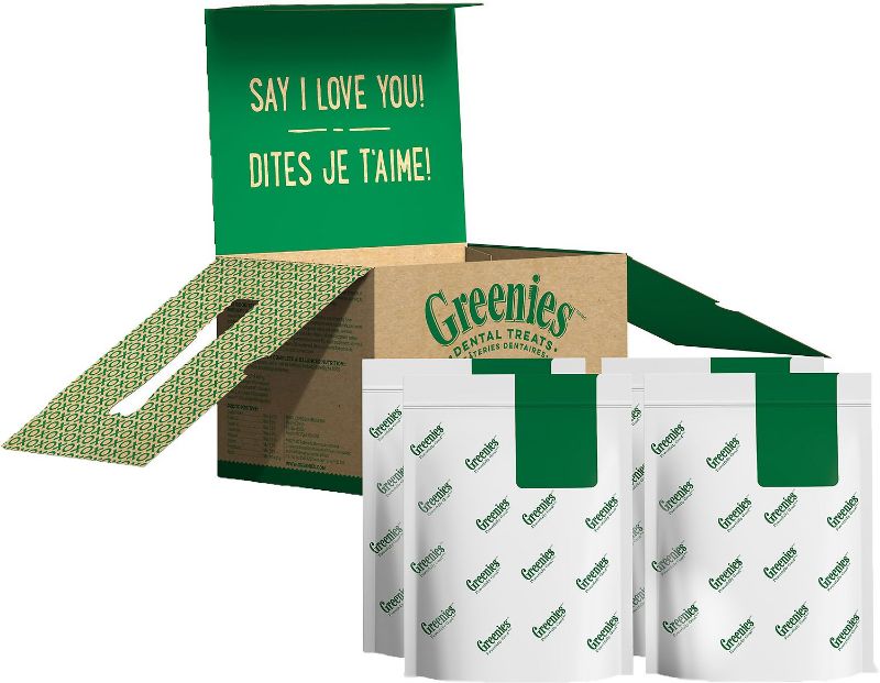 Photo 1 of 4PK Greenies Regular Dental Dog Treats By Greenies 18OZ EXP 1/2023
