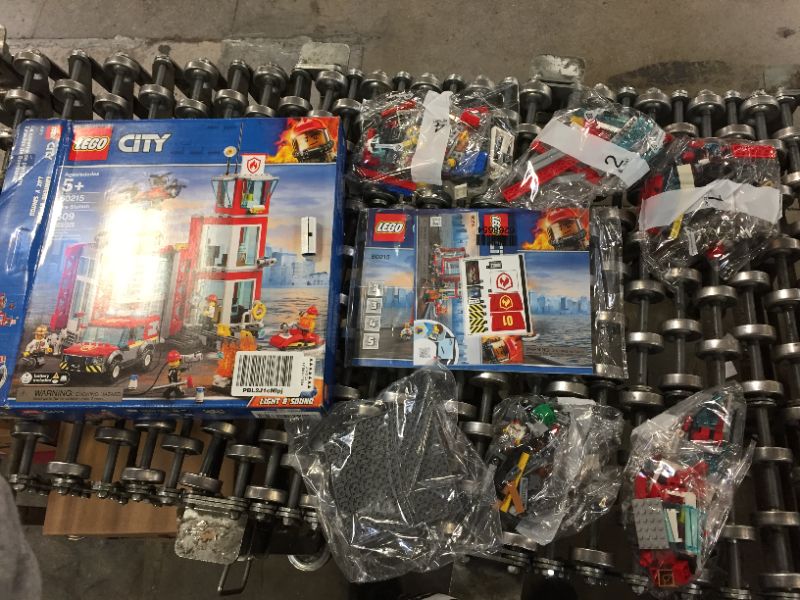 Photo 1 of LEGO City Fire Station 60215 Building Set with Emergency Vehicle Toys
