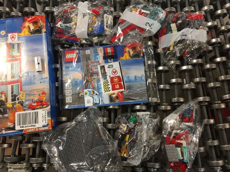 Photo 1 of LEGO City Fire Station 60215 Building Set with Emergency Vehicle Toys