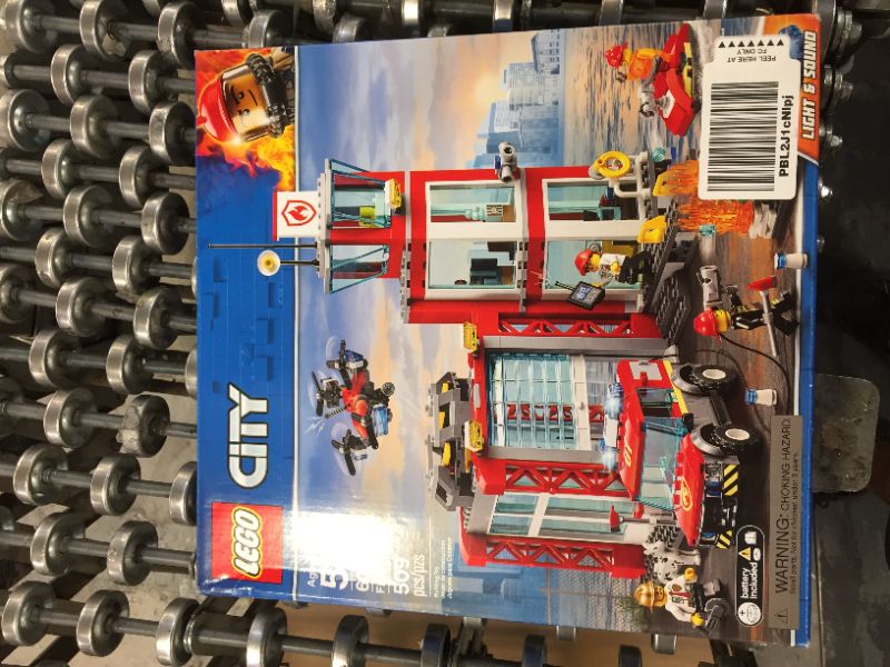 Photo 1 of LEGO City Fire Station 60215 Building Set with Emergency Vehicle Toys