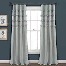 Photo 1 of 2 pack of Lush Decor 48x90in black out curtains