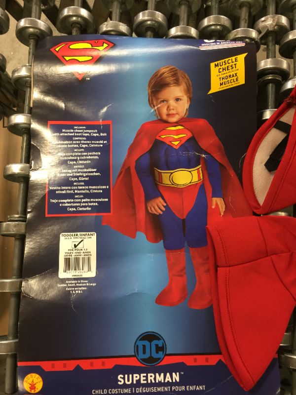 Photo 1 of Superman Child with Muscle Chest Toddler