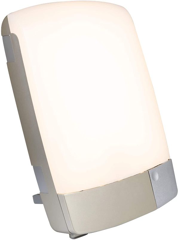 Photo 1 of Carex Health Brands Sunlite Bright Light Therapy Lamp, Silver