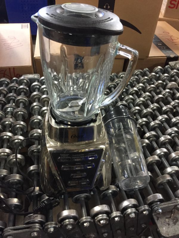 Photo 2 of Oster BLSTMB-CBG Pro 1200 Blender Plus Smoothie Cup - Brushed Nickel