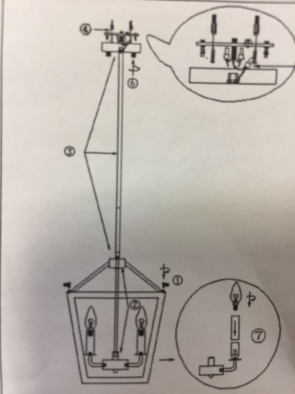 Photo 4 of Lacey 4 Light 12" Wide Taper Candle Chandelier