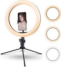 Photo 1 of ROVTOP 10/2 INCH RING LIGHT WITH STAND (BRAND NEW)