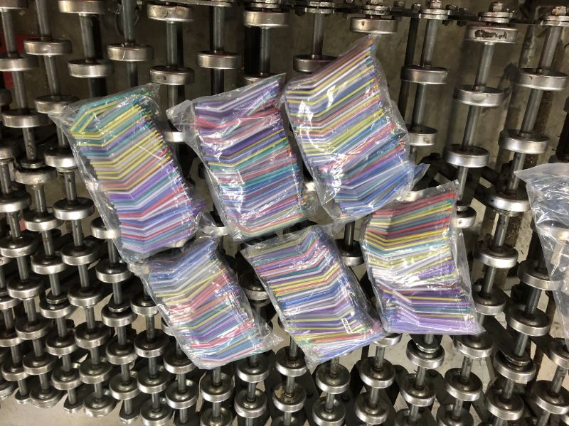 Photo 1 of 6 ---250 Rainbow Dental Air Water Syringe Tips, Disposable Spray Nozzles, 1 Bag
