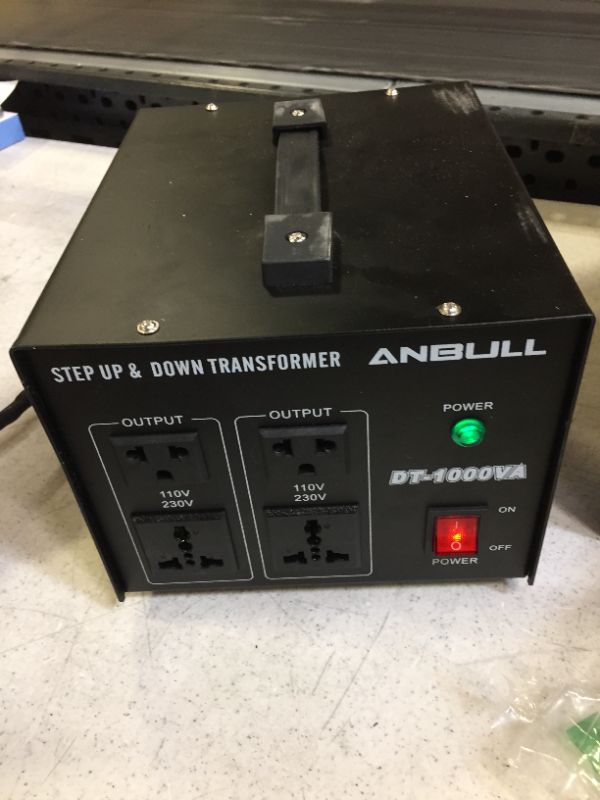 Photo 1 of ANBULL DT 1000 VA Watt Voltage Converter Transformer - Heavy Duty Step Up/Down 
