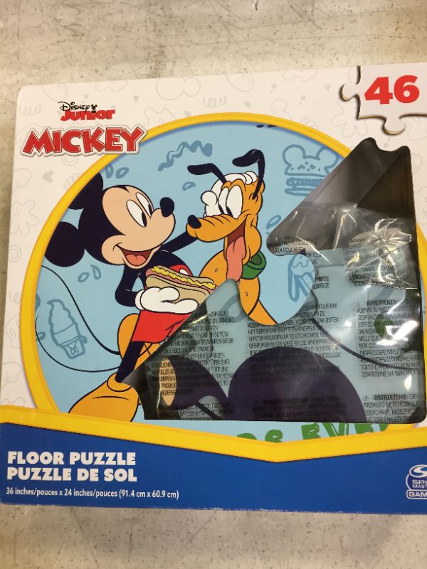 Photo 1 of junior mickey floor puzzle 36 inches 46 pcs