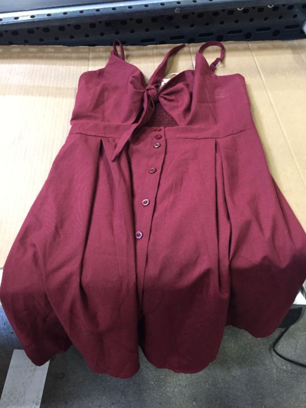 Photo 2 of dress size large   Burgundy 