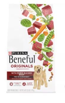 Photo 1 of 4 bags Purina Beneful Originals with Real Beef Adult Dry Dog Food best by nov/2021
