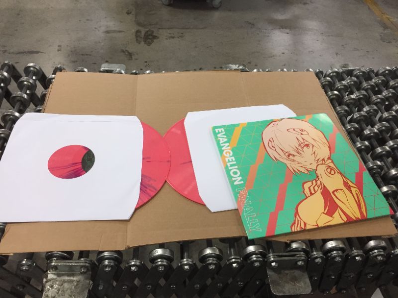 Photo 1 of Various Artists - Evangelion Finally (Pink Splatter Vinyl)
