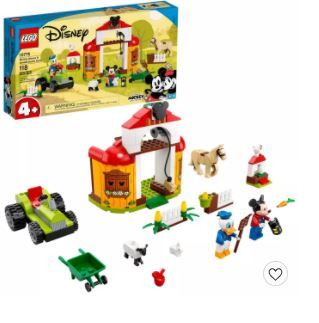 Photo 1 of LEGO Disney Mickey and Friends Mickey Mouse & Donald Duck's Farm Building Kit 10775
