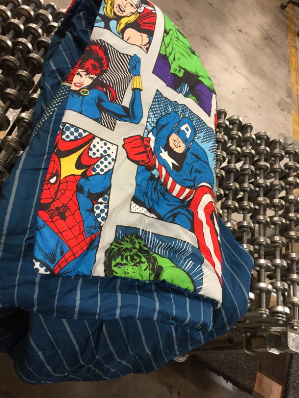Photo 1 of 76"x86" captain america bed set 