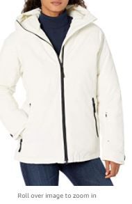 Photo 1 of Amazon Essentials Women's Water-Resistant Long-Sleeve Insulated Snow Jacket with Hood XL
