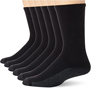 Photo 1 of Hanes Men's Max Cushion Crew Socks, 6-Pair Pack SIZE 6-12