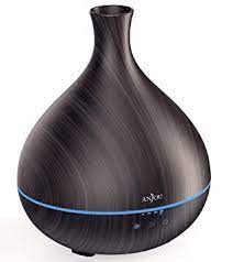 Photo 1 of Essential Oil Diffuser,Anjou 500ml Cool Mist Humidifier,One Fill for 12hrs Consistent Scent & Aromatherapy, World's First Diffuser with Patented Oil Flow System for Home & Office,Wood Grain