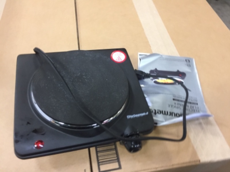 Photo 2 of Elite Cuisine Esb-301bf Electric Single Burner Hot Plate (STAINS ON ITEM)