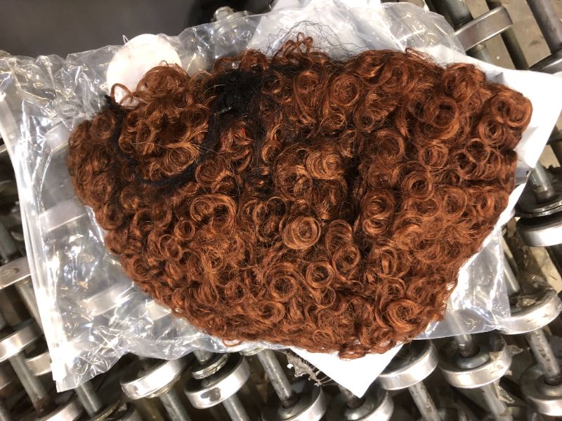 Photo 1 of 3 pack of brown curly haired wigs