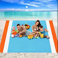 Photo 1 of AAWJSDM BEACH BLANKET SANDPROOF BEACH MAT 79" x 83"