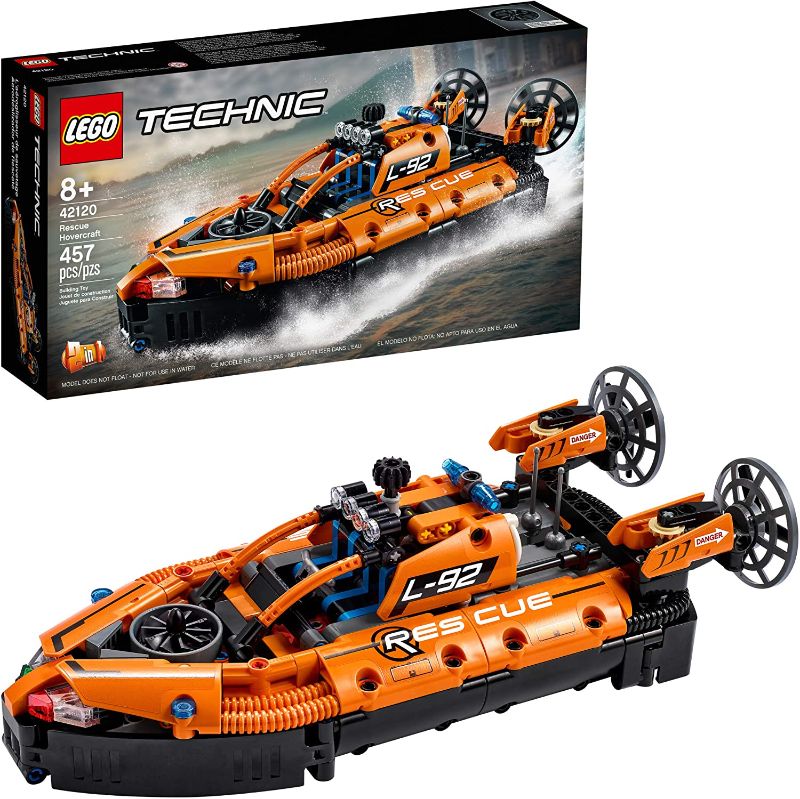 Photo 1 of LEGO Technic Rescue Hovercraft 42120 Model Building Kit; This Awesome Toy Hovercraft Makes A Great Gift for Any Occasion, New 2021 (457 Pieces)
