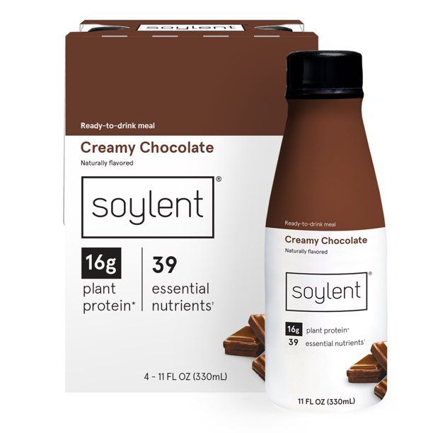 Photo 1 of (EXP 09/2021) Soylent Meal Replacement, Creamy Chocolate, 11 fl oz, 12 Ct
