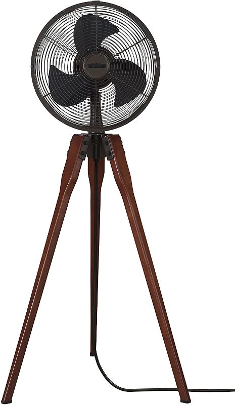 Photo 1 of Fanimation FP8014OB Transitional Pedestal Fan from Arden Collection Dark Finish, 20.91 inches, 120 Volt, Oil Rubbed Bronze