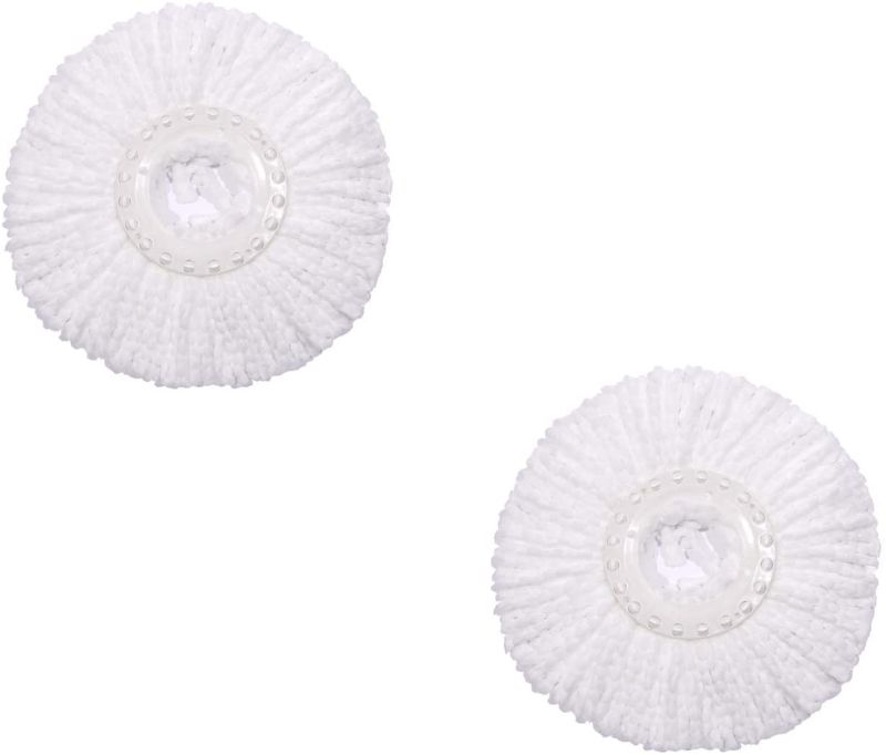Photo 1 of 2 Pack Spin Mop Refill for Hurricane Magic 360° Spin mop Microfiber Mop Head Replacement - Round Shape Standard Size Hurricane Compatible Mop Head Replacement
4 PACK