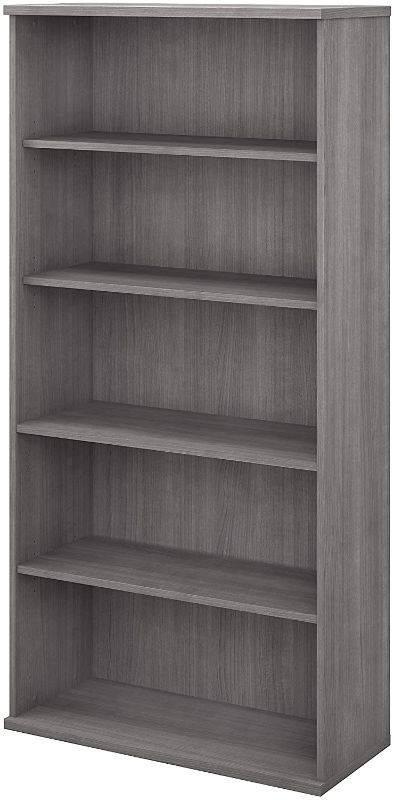 Photo 1 of Bush Business Furniture Studio C 5 Shelf Bookcase, Platinum Gray
