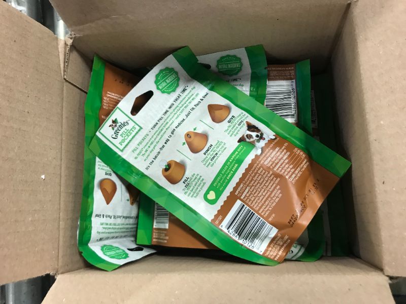 Photo 3 of Greenies Peanut Butter Dog Pill Pockets for Tablets 1.2Lbs (6 X 3.2Oz) oct/21