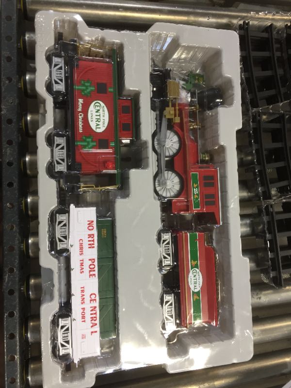 Photo 4 of Lionel Trains North Pole Central Ready to Play Battery Power Christmas Train Set