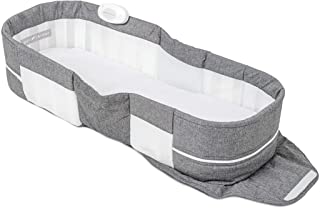 Photo 1 of Baby Delight Snuggle Nest Harmony Portable Infant Lounger | Charcoal Tweed | Unique Patented Design