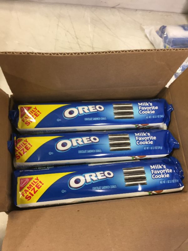 Photo 1 of 3 PACK FAMILY SIZE OREOS 