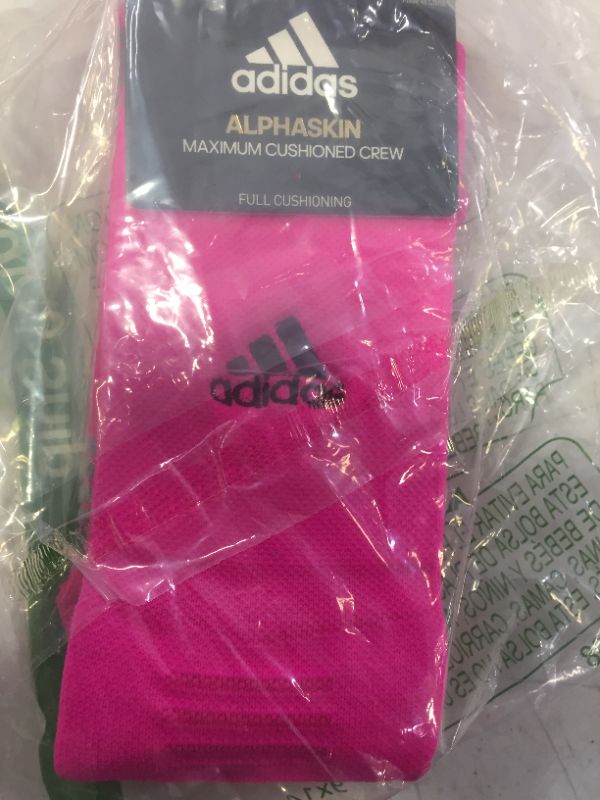 Photo 1 of adidas alphaskin maximum cushioned crew socks size m 6.5-9