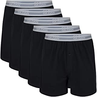 Photo 1 of Gildan Men's Knit Boxers Multipack 5 PACK SIZE LARGE