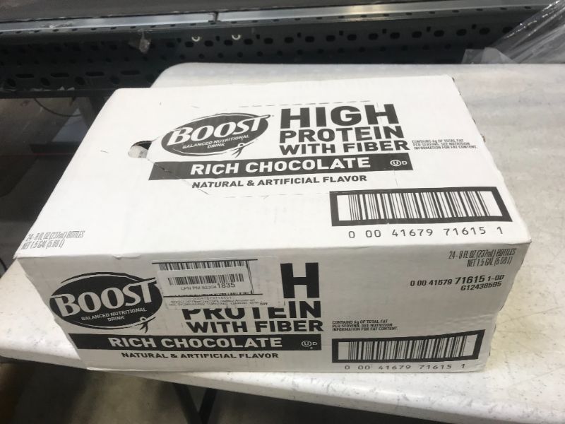 Photo 2 of BOOST HIGH PROTEIN Rich Chocolate 24-8 fl. oz. Bottles
