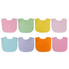 Photo 1 of Neat Solutions 8pk Solid Bib Set-- missing one only 7 
