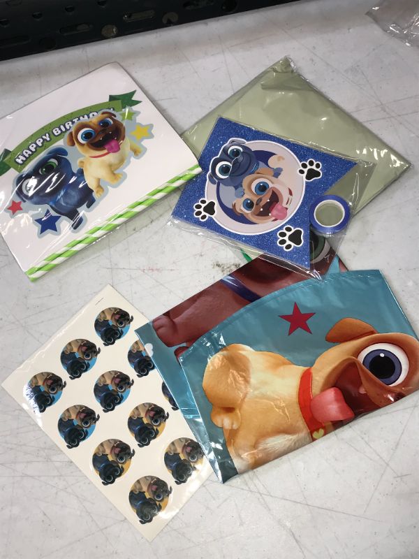 Photo 1 of DISNEY PUPPY DOG PALS PARTY DECORATIONS FOR BIRTHDAY