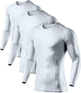 Photo 1 of 3 PACK WHITE LONG SLEEVE ATHLETIC SHIRTS XL