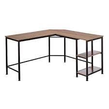 Photo 1 of Amazon Basics L-Shape Office Corner Desk, 55-Inch, Espresso