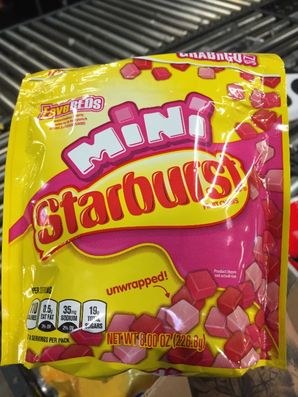 Photo 2 of 8PACK Starburst Minis FaveREDs Fruit Chews - 8oz EXPIRES SEPTEMBER 2022