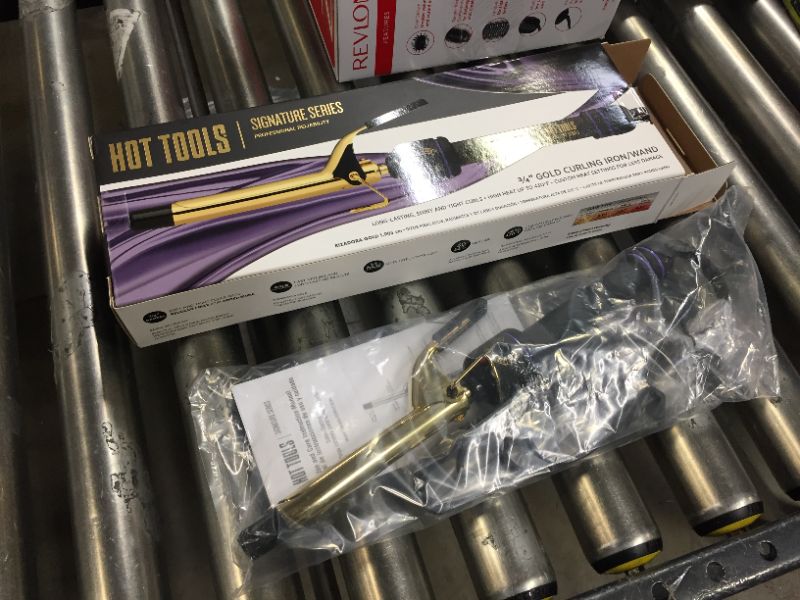 Photo 2 of HOT TOOLS Pro Signature Gold Curling Iron, 3/4 inch
