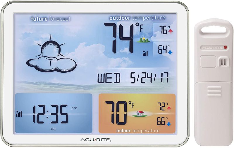 Photo 1 of AcuRite 02081M Weather Station with Jumbo Display and Atomic Clock
