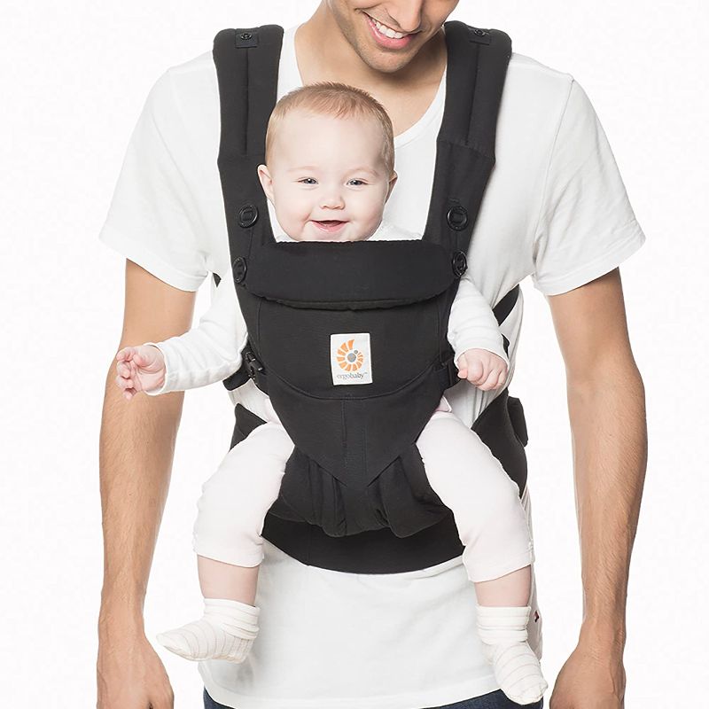 Photo 1 of Baby Carrier for Newborn to Toddler with Lumbar Support , Pure Black
