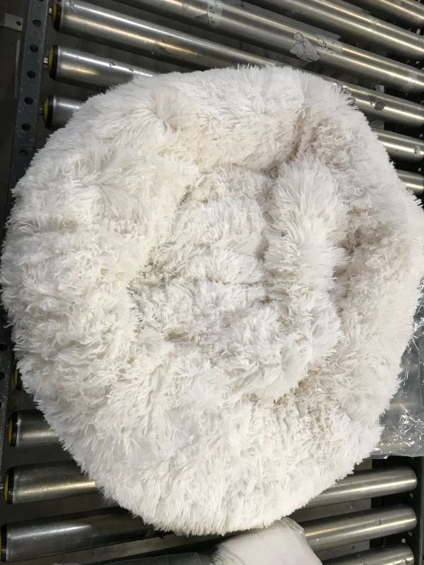 Photo 1 of 2 pack of dog beds white faux 27x27in