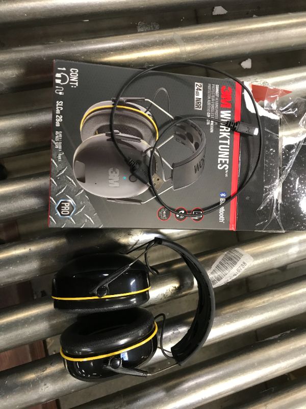 Photo 1 of 3M WorkTunes Connect Hearing Protector with Bluetooth Technology, Built-In Recha